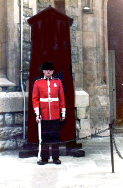 Guard at Westminster Abbey