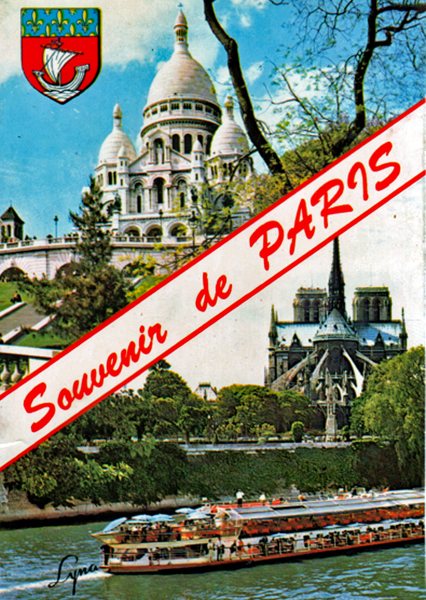Souvenir postcard
