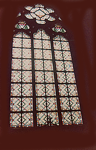 Cathedrale de Notre-Dame de Paris, church windo