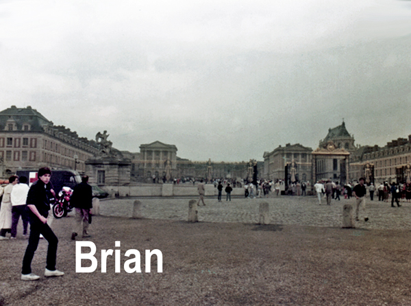 Brian Duquette at Versailles in Paris