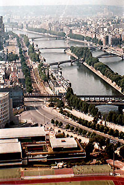 Seine River and bridges