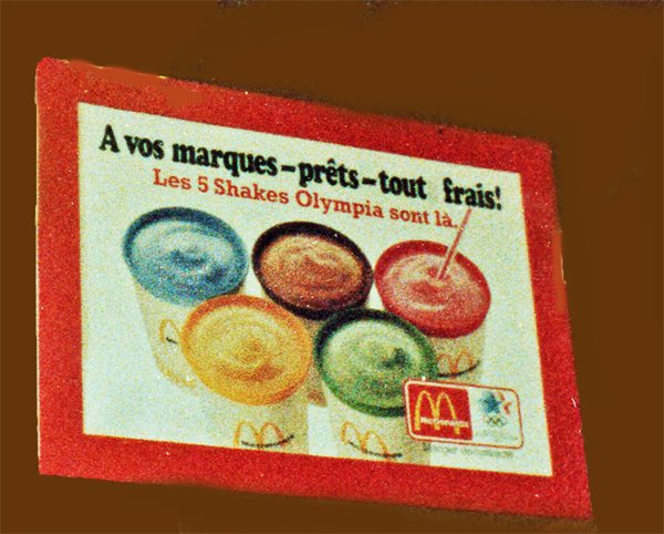 McDonalds Milkshake poster