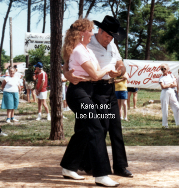 Lee and Karen Duquette dancing