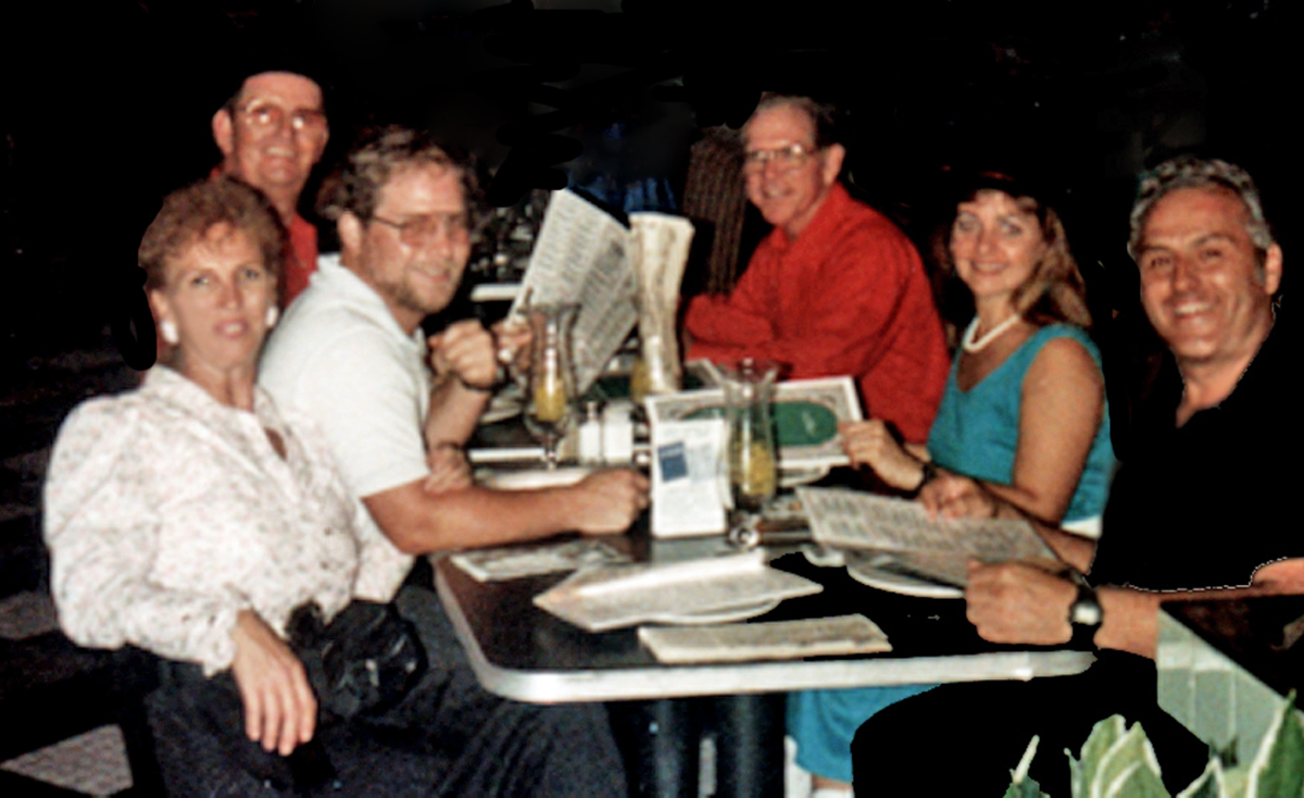 Southern Star Express members eating pizza