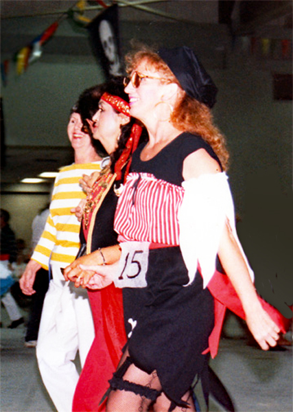 costume parade and Karen Duquette