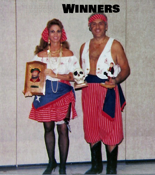 Karen and Lee Duquette with their trophies