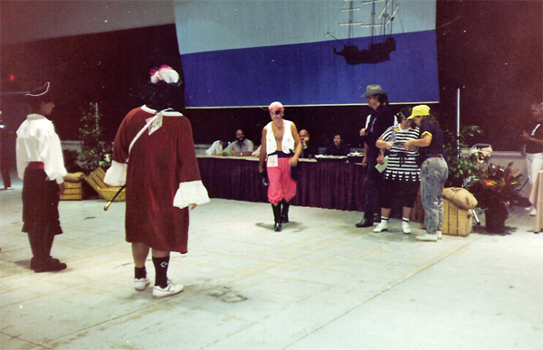 Lee Duquette in the costume contest