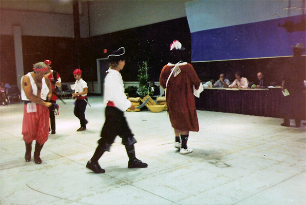 Lee Duquette in the costume contest