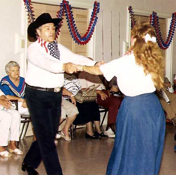 Lee and Karen Duquette dancing