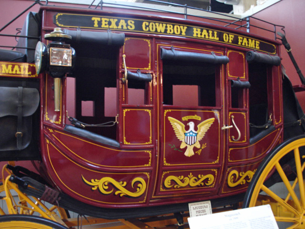 stge coage in TExas Cowboy Hall of Fame