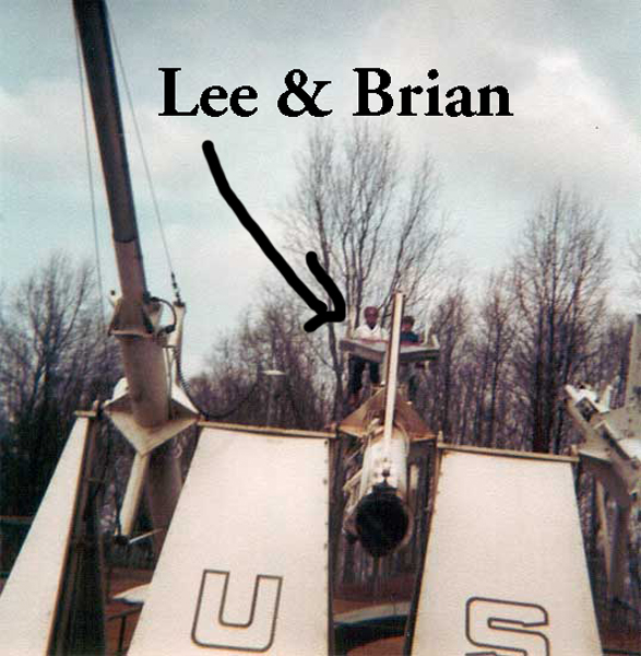 Lee and Brian Duquette in 1978