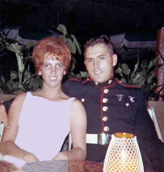 Lee and Karen at the Marine Corps Ball