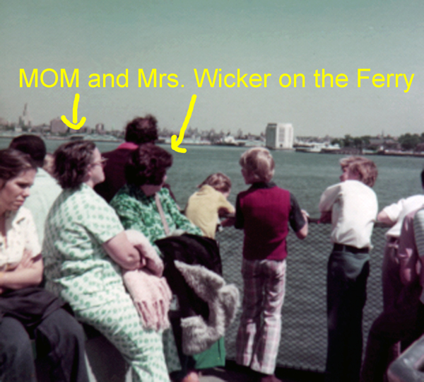 Ferry with Mrs. Wicker