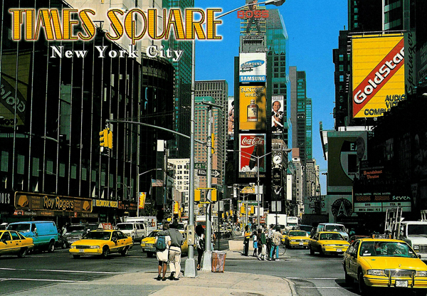 Time Square postcard