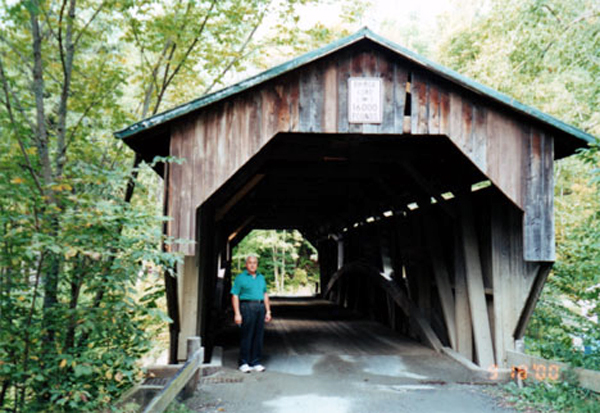 Lee Duquette at Grist Mill Covered Bridge,