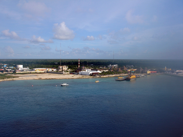 First views of Cozumel
