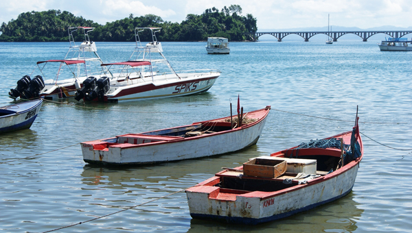 Boats in Samana