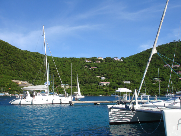 sailboats at Soper's Wharf