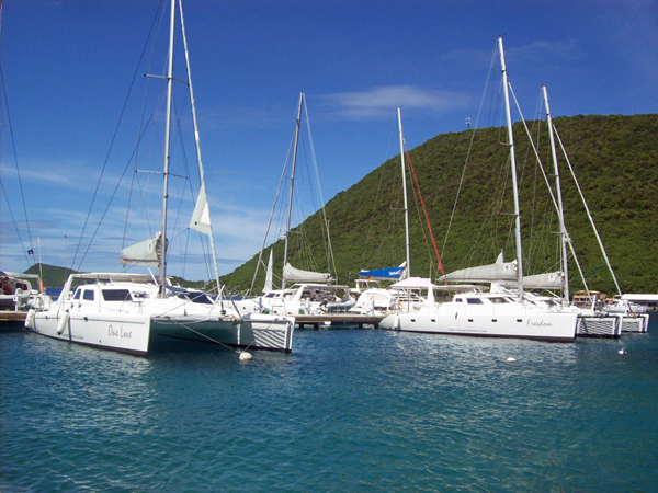 sailboats at Soper's Wharf