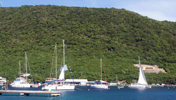 sailboats at Soper's Wharf