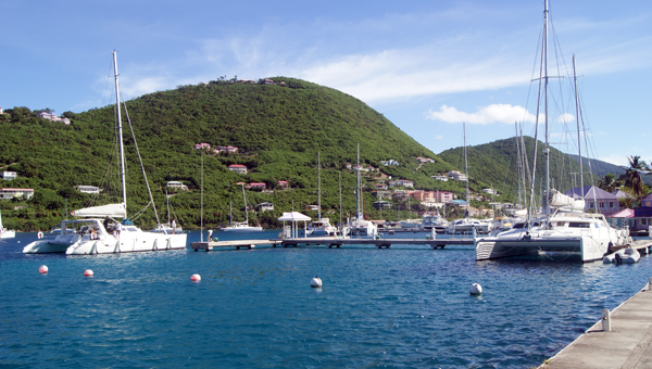 sailboats at Soper's Wharf