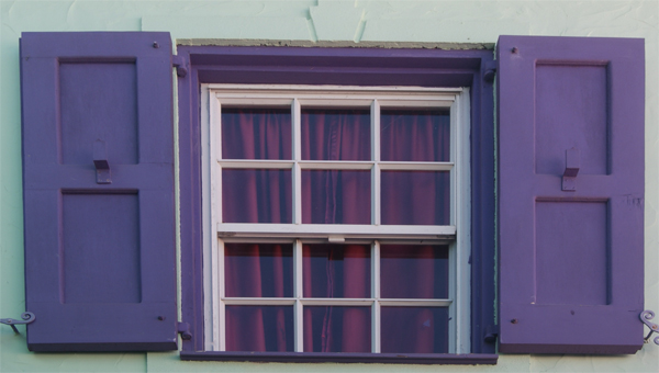 purple window