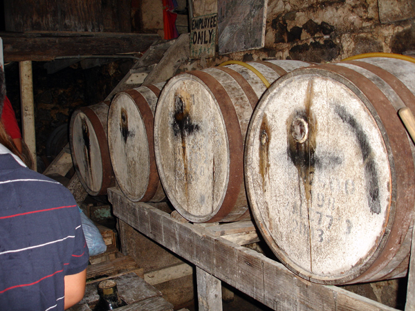 rum barrels