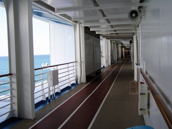 Running track on Oasis of the Seas