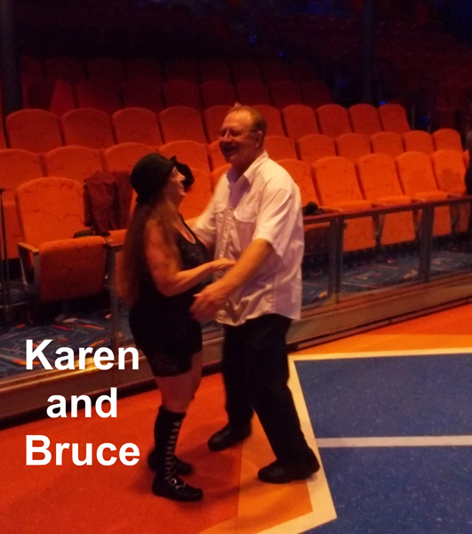 Karen and Bruce dancing