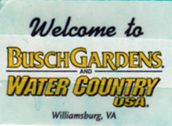 Busch Gardens Water Country USA sign