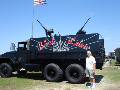 The Black Widown gun truck