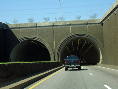the enterance to tunnel in Mobile Alabama