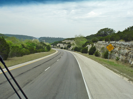 scenery on the way to Ozona, Texas 