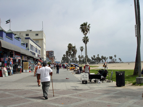 people on Venice Beach
