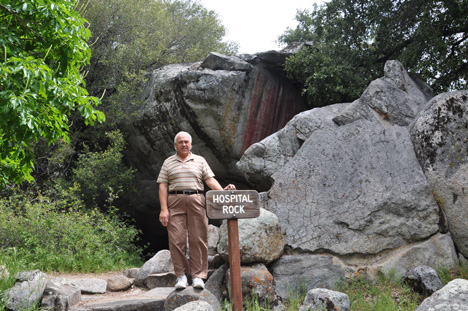 lee Duquette at Hospital Rock at Sequoia National Park