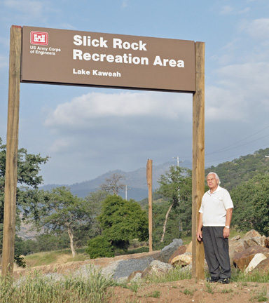 Lake kaweah Slick Rock Recreation Area