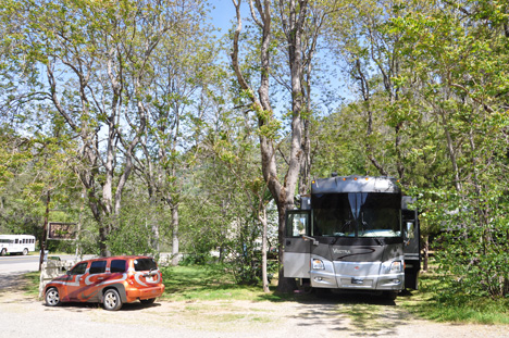 the campsite of the two RV Gypsies