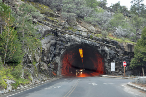 the tunnel entrance