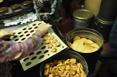 making fortune cookies