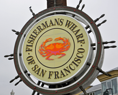 Fisherman's Wharf of San Francisco sign