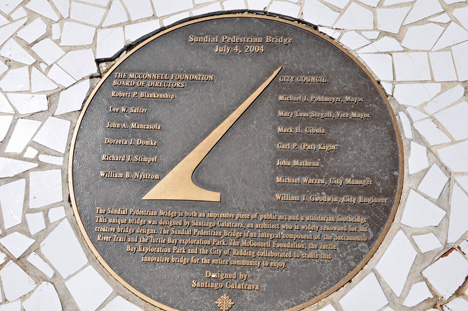 The Sundial plaque,