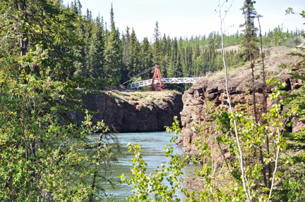 the bridge as seen from the rock