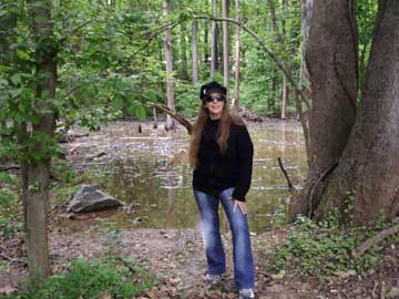 Karen at the swamp