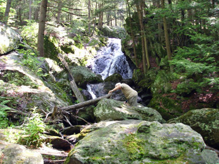 trail at Buttermilk Falls