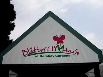 Butterfly House at Hershey Gardens