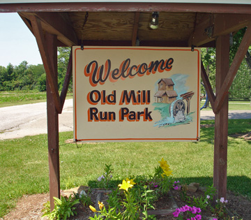 sign - Welcome to Old Mill Run Park