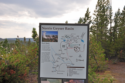 sign - Norris Geyser Basin