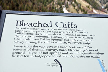 sign - bleached cliffs