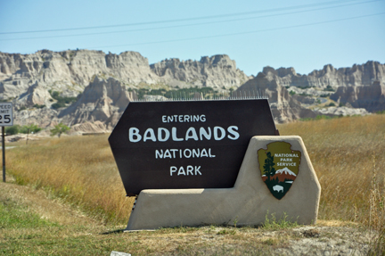 sign - Badlands National Park
