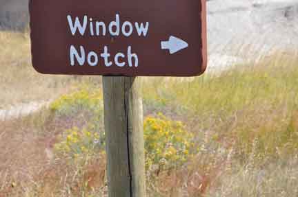 sign - Window Notch